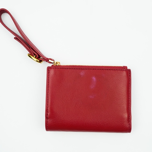 MADEWELL Bifold Wallet Wristlet in Bright Ember NT074 - Picture 4 of 7